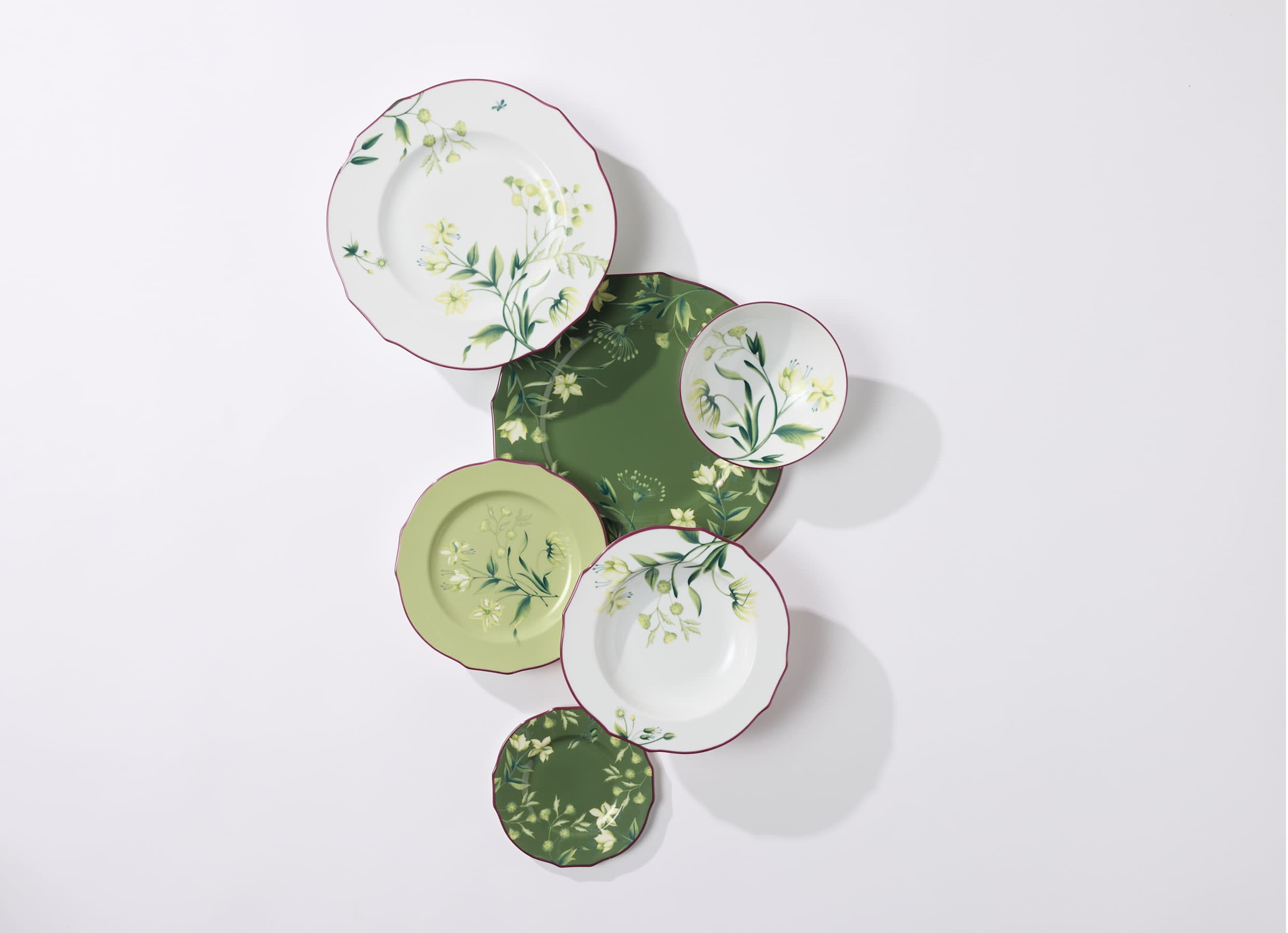 Flat plate Acanto green | Florenza | GINORI 1735